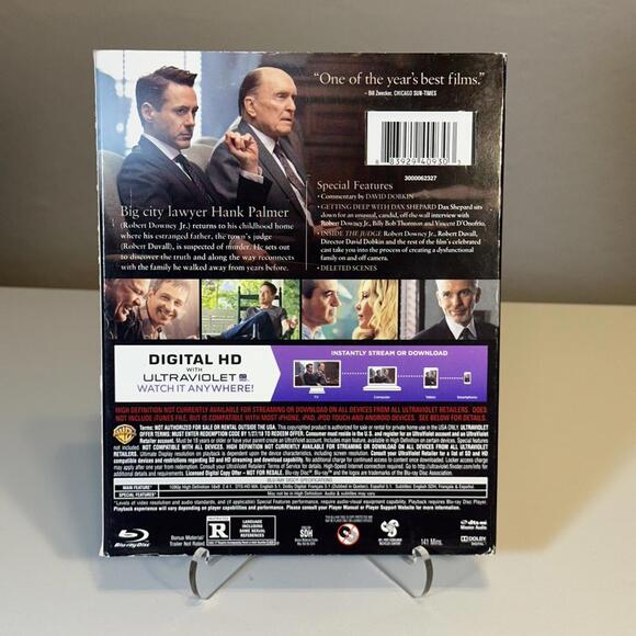 The Judge Blu-ray + DVD + Digital HD - Good Condition - Picture 3 of 3